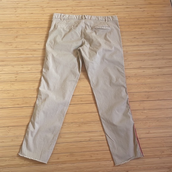 Nili Lotan East Hampton Desert Sand Side Stripe Pants - Picture 9 of 11